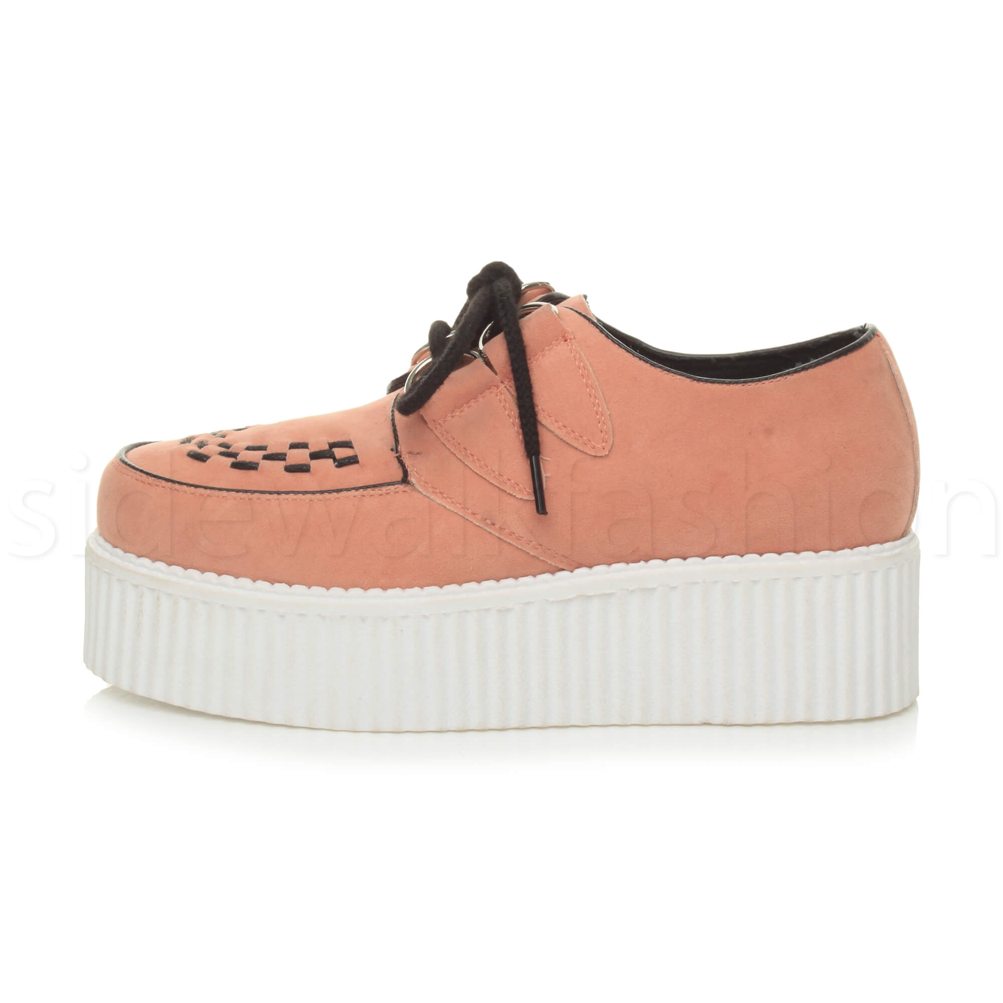 Womens Lace Up Shoes Blue Creepers Womens Lace Up Shoes Blue Creepers