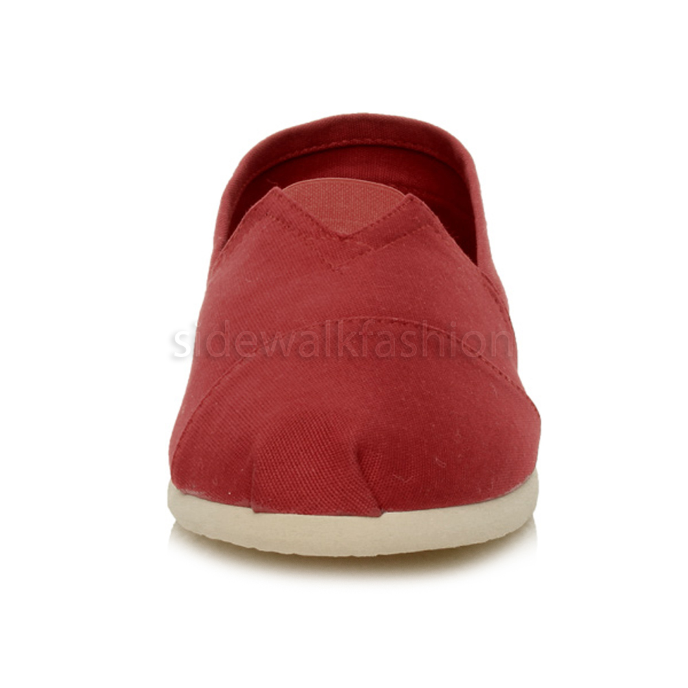 Mens espadrilles canvas leather insole plimsoles pumps deck shoes size