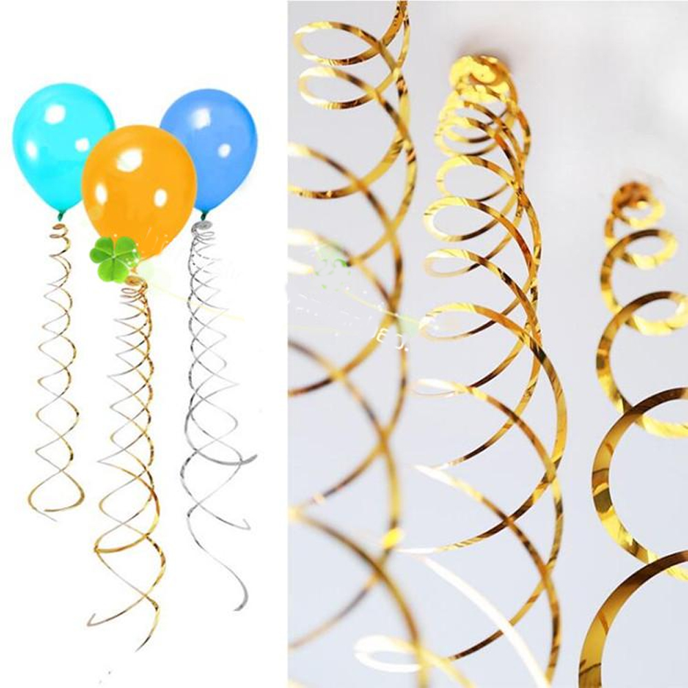 30x Hanging Swirl Foil Ceiling Supplies Spiral Wedding Birthday Party Decoration
