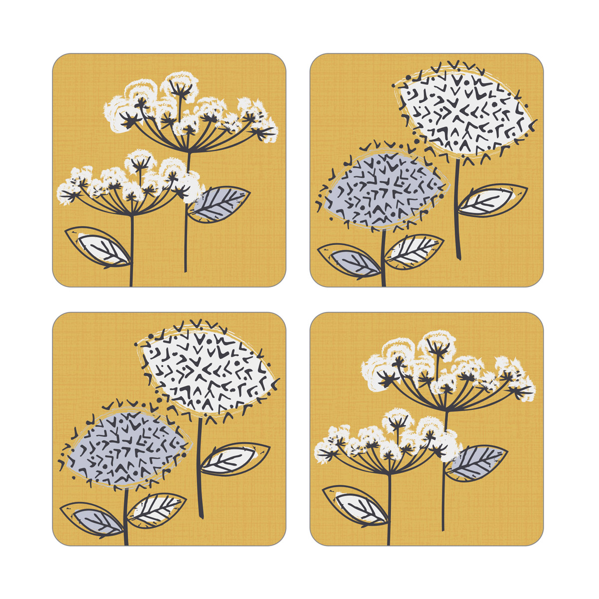 Meadow Garden Stone Coasters
