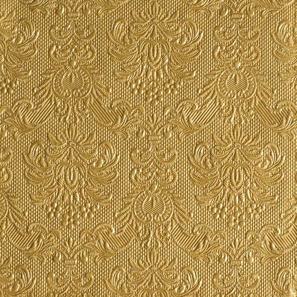 33 x 33 cm 15er Pack Servietten Elegance gold
