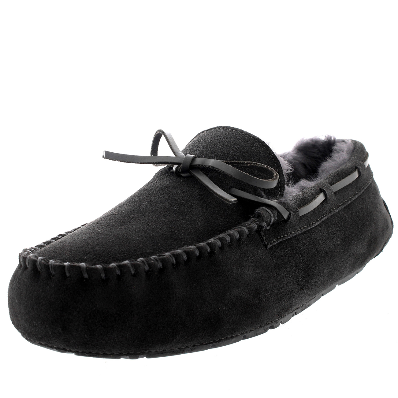 fur lined moccasins mens