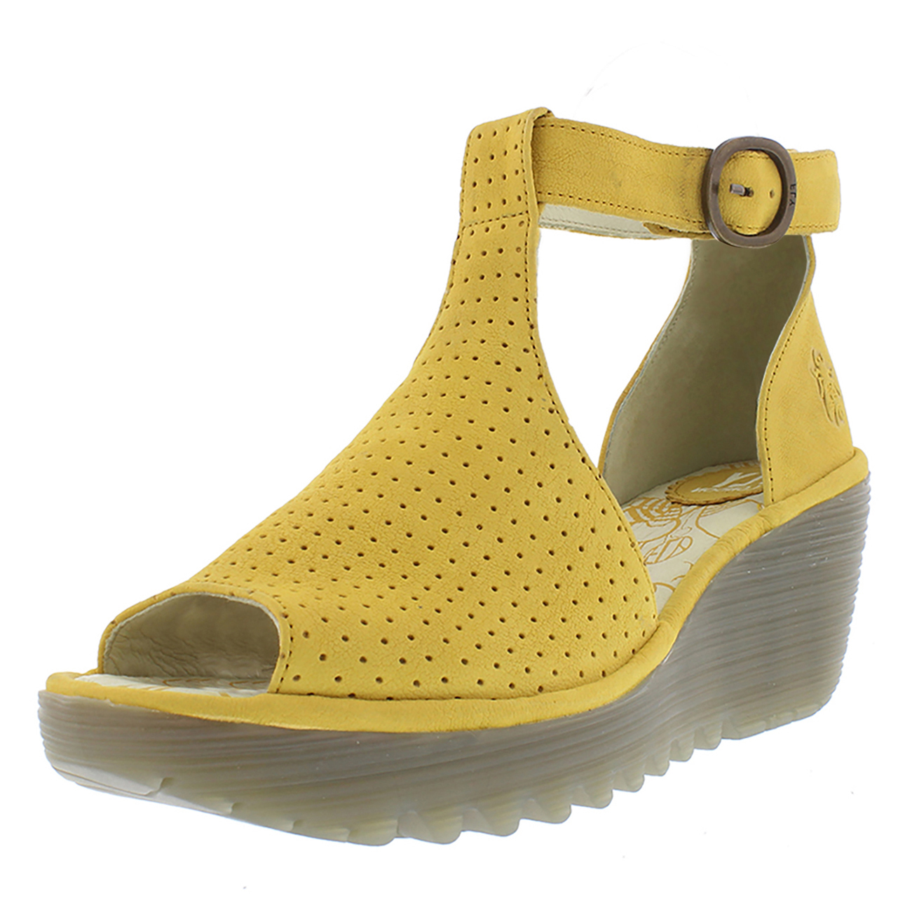fly london perforated wedge