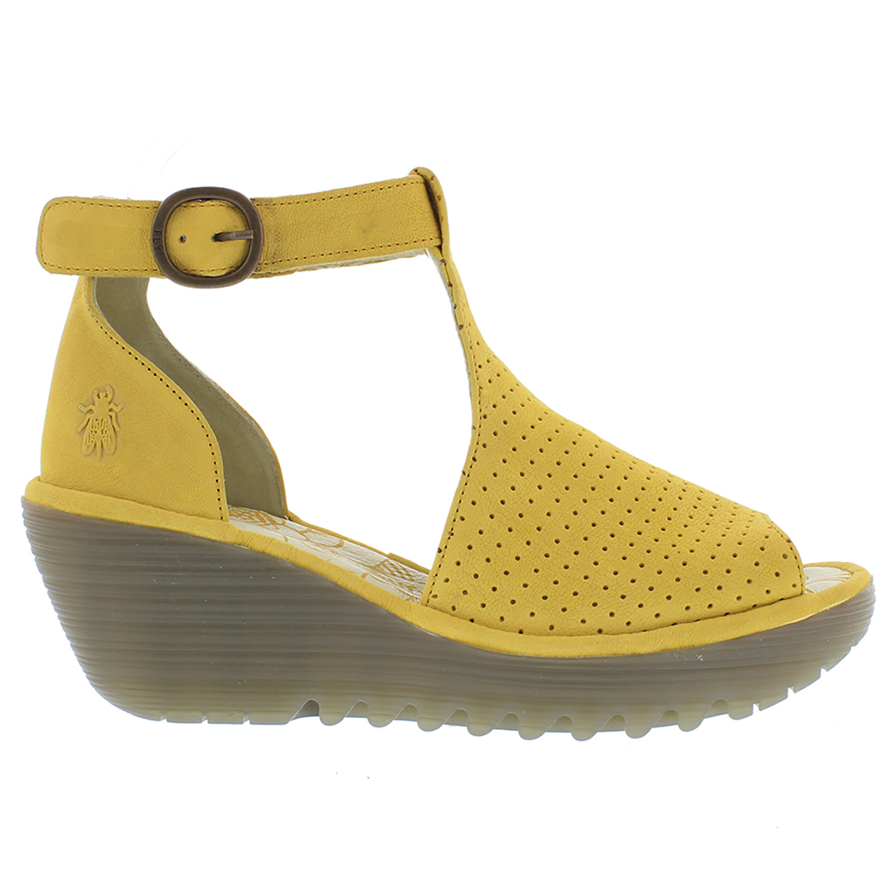 fly london perforated wedge