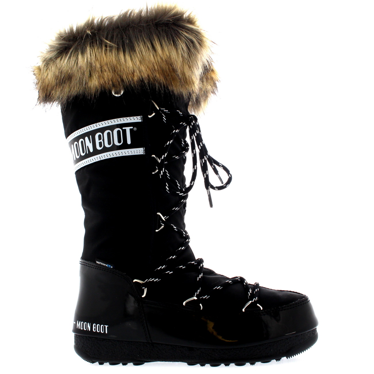 white snow moon boots