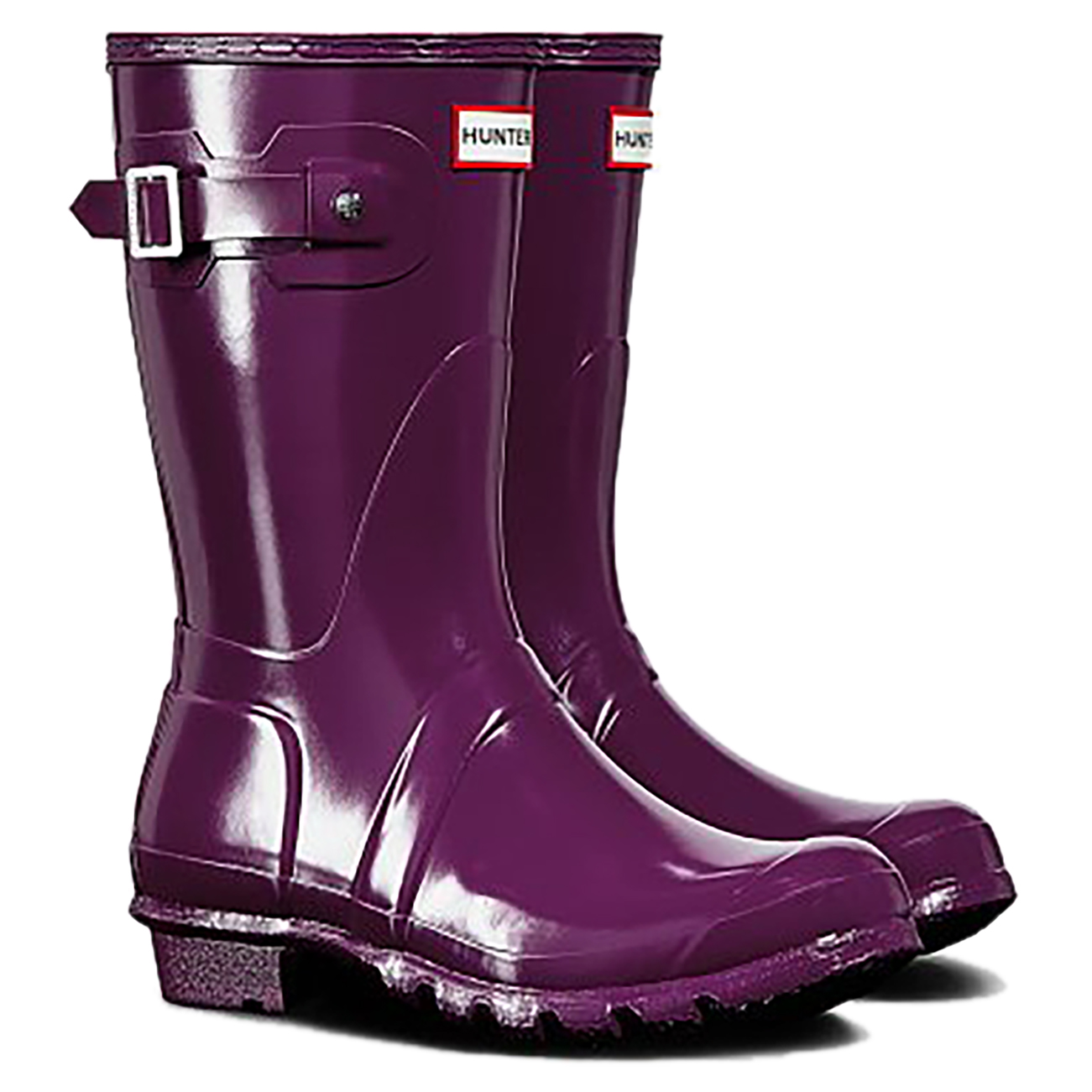 Mujer Hunter Original Corto Brillo Wellington botas Impermeables De Goma Goma Goma EE. UU. 5-11 887227 Mujer Hunter Original Corto Brillo Wellington botas Impermeables De Goma Goma Goma EE. UU. 5-11 887227
