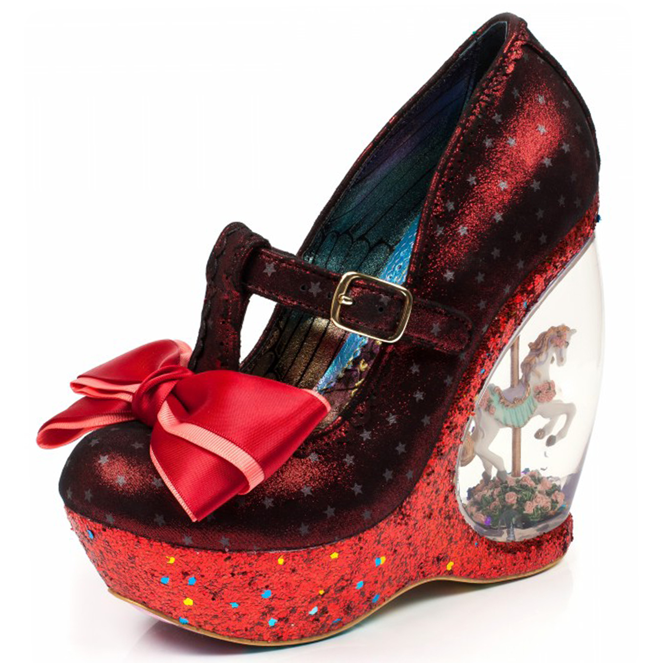 Mujer Irregular Choice Castaño Plataforma Brillo Cuñas Cuñas Cuñas carrusel Zapatos EE. UU. 5.5-11 df3498 Mujer Irregular Choice Castaño Plataforma Brillo Cuñas Cuñas Cuñas carrusel Zapatos EE. UU. 5.5-11 df3498