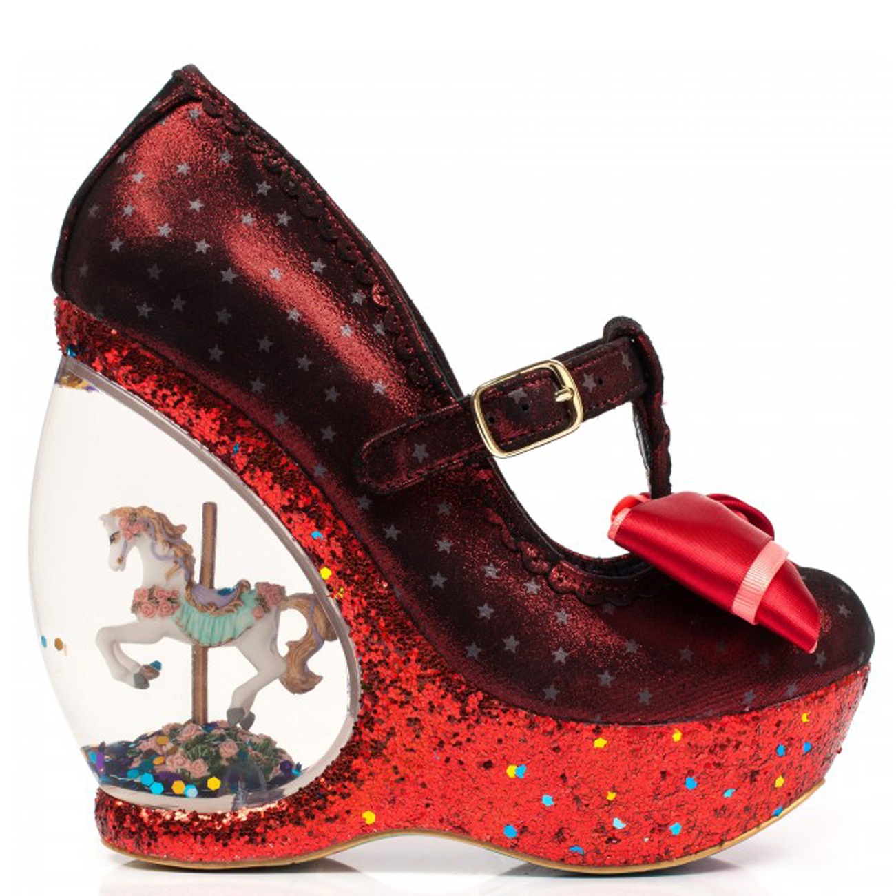 Mujer Irregular Choice Castaño Plataforma Brillo Cuñas Cuñas Cuñas carrusel Zapatos EE. UU. 5.5-11 df3498 Mujer Irregular Choice Castaño Plataforma Brillo Cuñas Cuñas Cuñas carrusel Zapatos EE. UU. 5.5-11 df3498