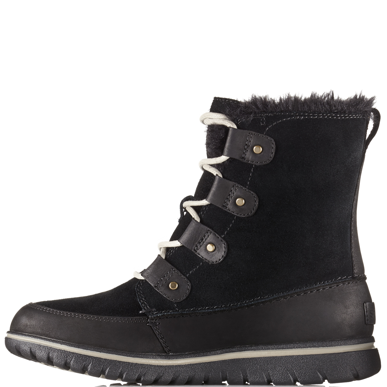 sorel cozy joan boot black