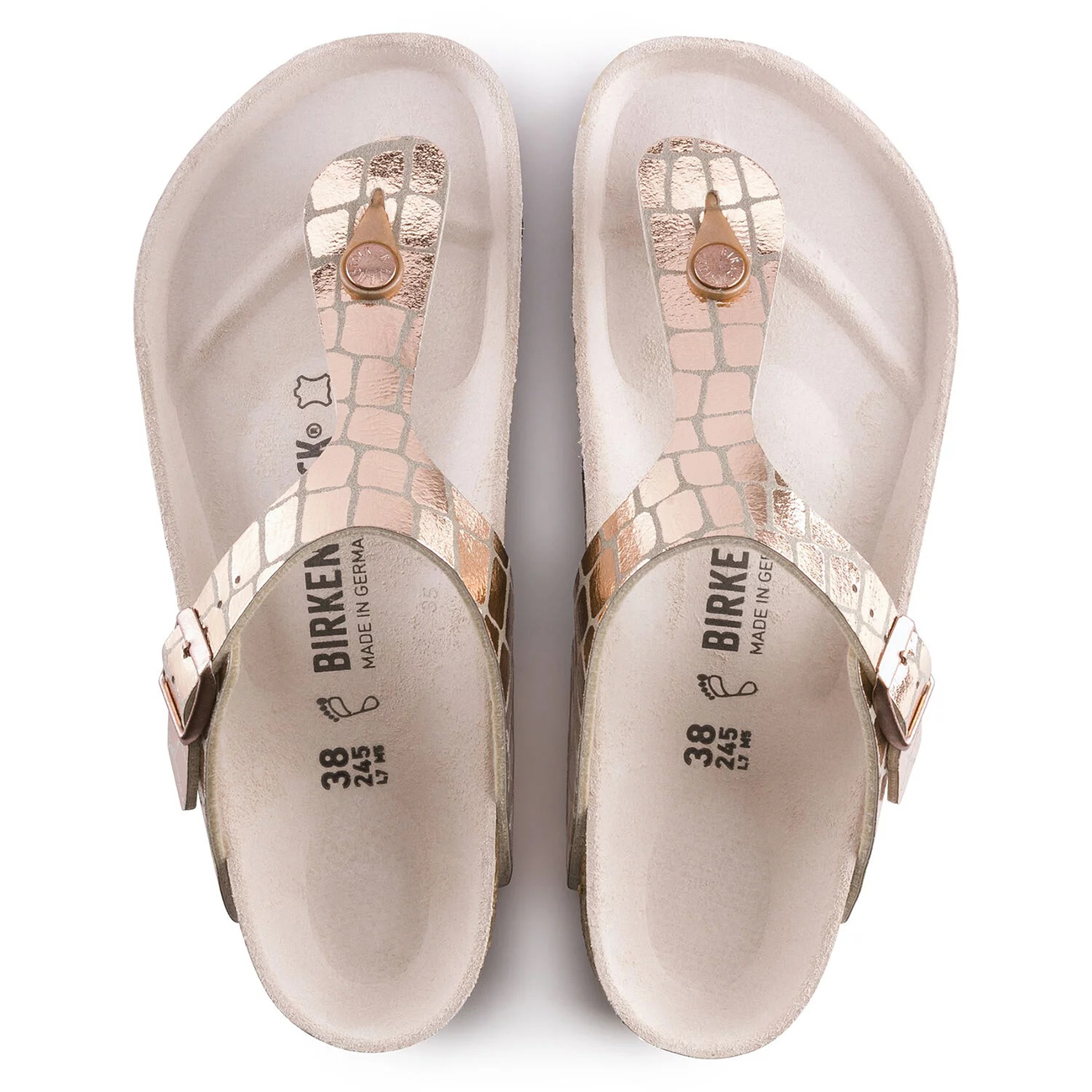 birkenstock gizeh gator gleam