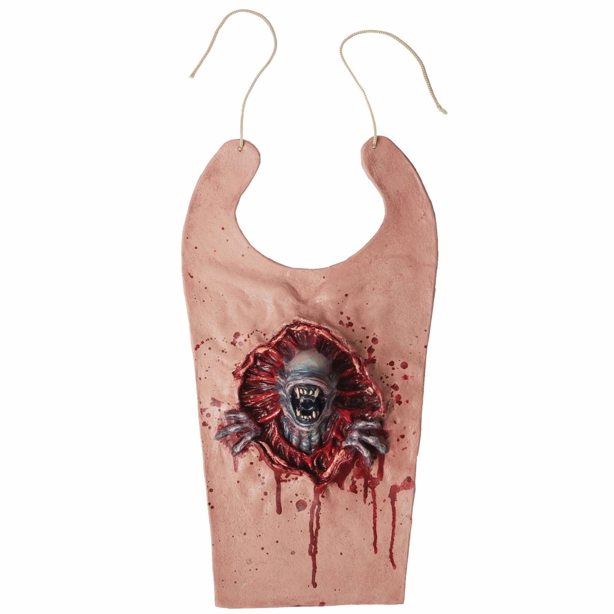 Parasite Alien Blood Horror Halloween Men Costume Vinyl Chest Cover - additional image