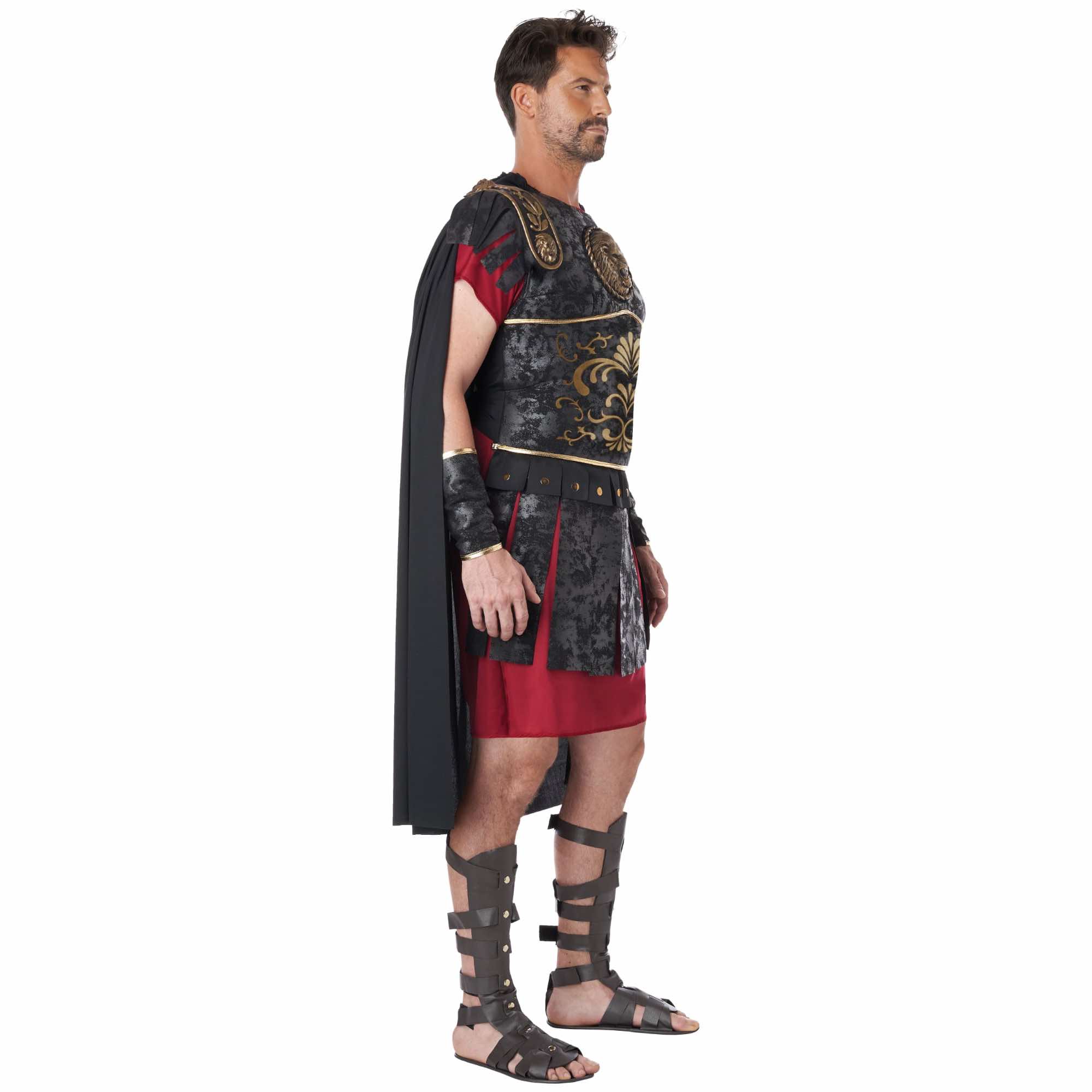 Roman Warrior Deluxe Gladiator Spartan Hercules Soldier Adult Mens Costume - additional image