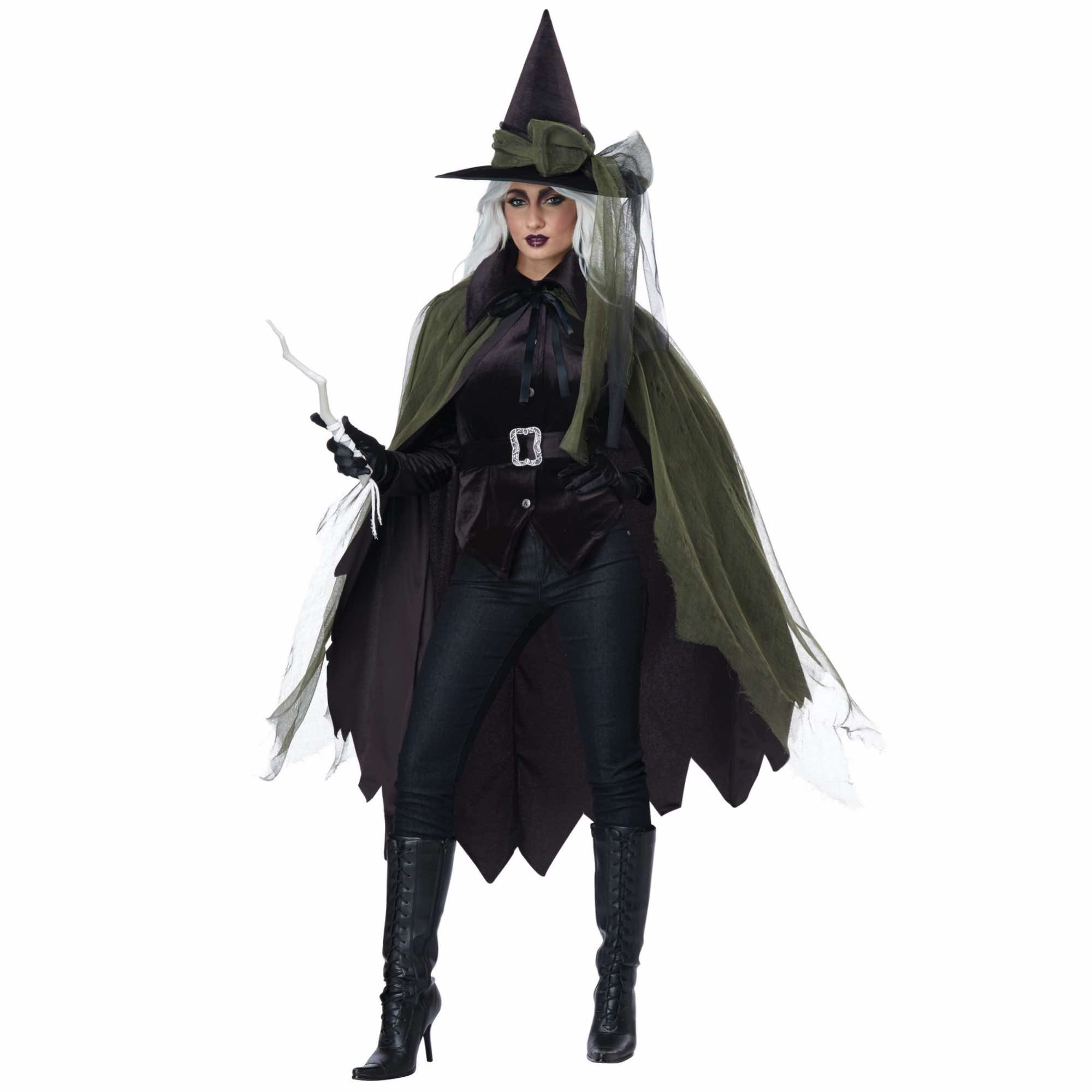 Gothic Witch Wicked Wizardess Sorceress Enchantress Halloween Womens Costume - additional image
