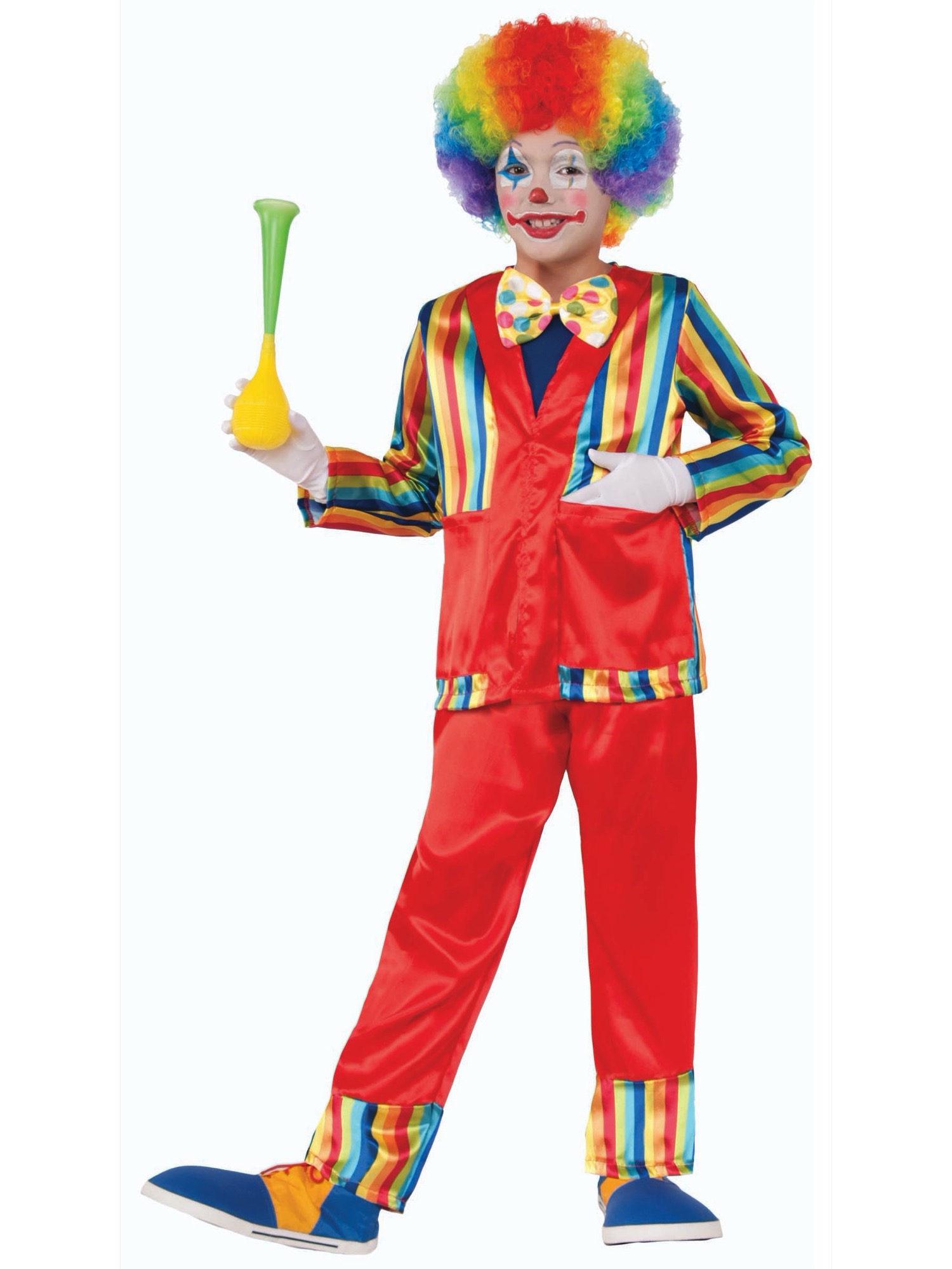Funny Business Clown Circus Birthday Party Carnival Book Week Boys Costume S