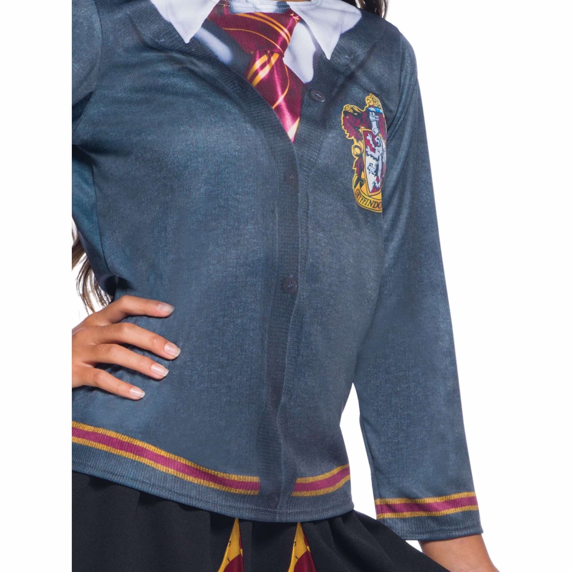 Gryffindor Harry Potter Hermione Granger Book Week Child Girls Costume Top - Picture 8 of 10