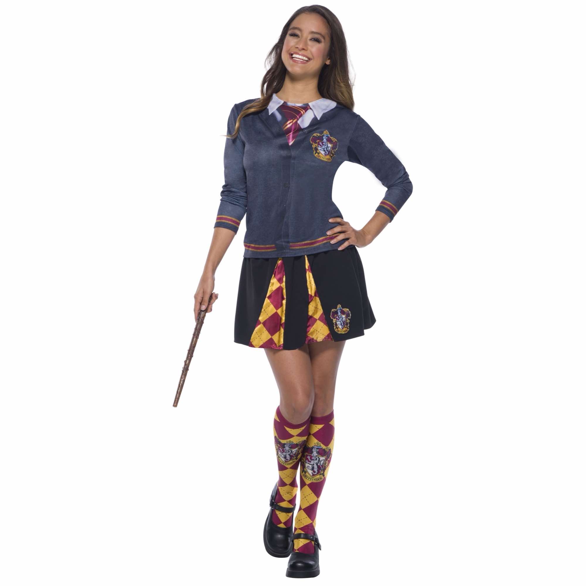 Gryffindor Harry Potter Hermione Granger Book Week Child Girls Costume Top - Picture 9 of 10