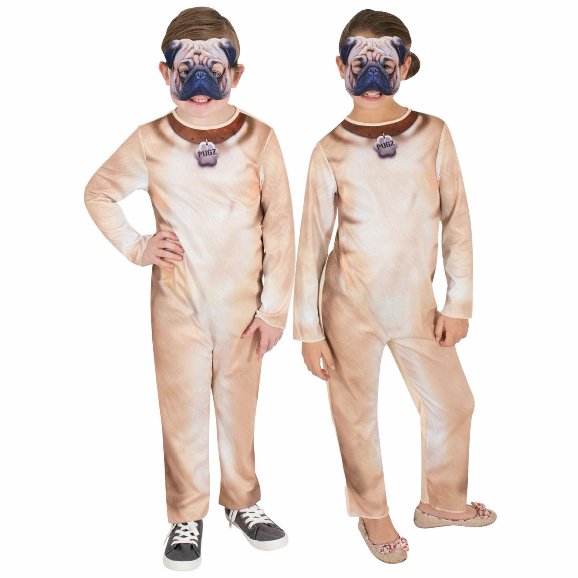 Pug Puppy Dog Animal Pet Book Week Unisex Girls Boys Costume - Picture 4 of 9