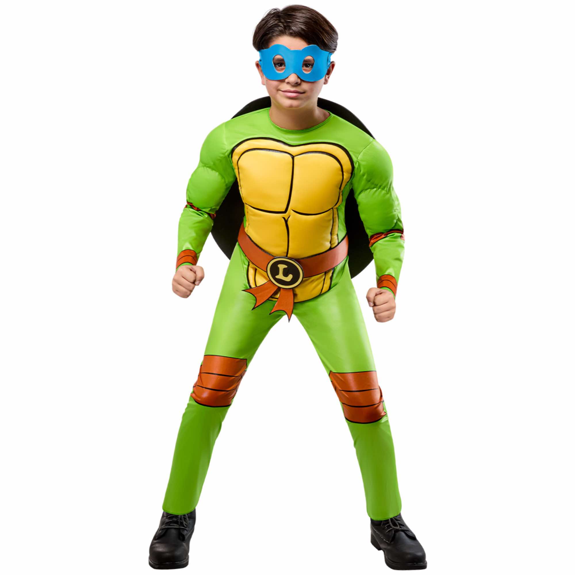 4-in-1 TMNT Ninja Turtles Leonardo Raphael Michelangelo Jungen Kostüm - Bild 6 von 12