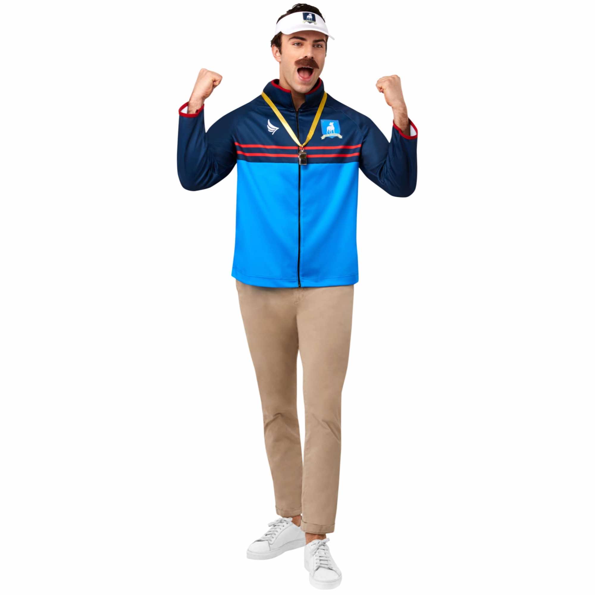 Ted Lasso American Football Coach Sport Funny Movie Adult Mens Costume