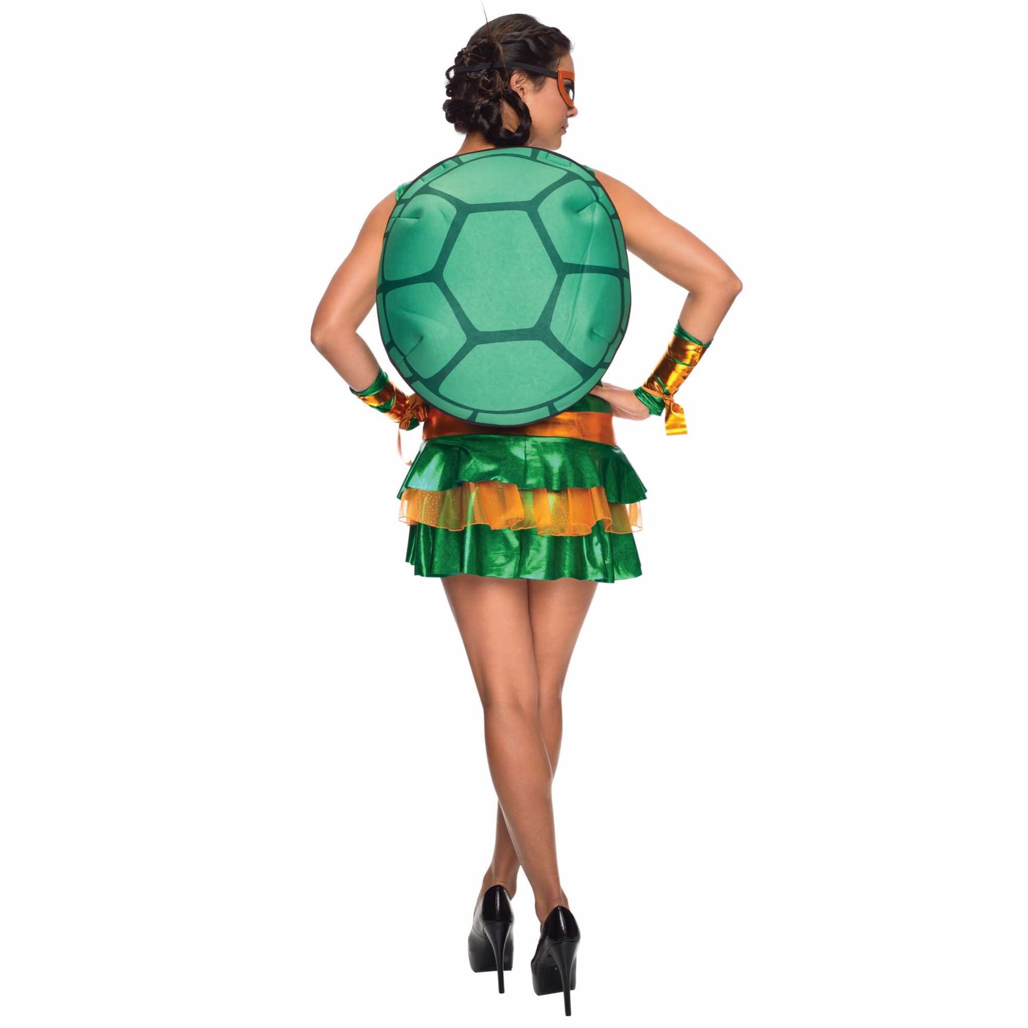 Michelangelo Dress Teenage Mutant Ninja Turtles Superhero Women Costume - additional image