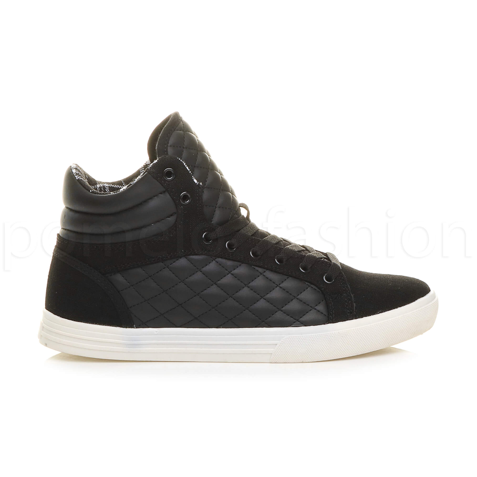 Homme Matelassé plates lacets hi high top bottes formateur Taille Cheville Baskets Taille formateur 02439b Homme Matelassé plates lacets hi high top bottes formateur Taille Cheville Baskets Taille formateur 02439b