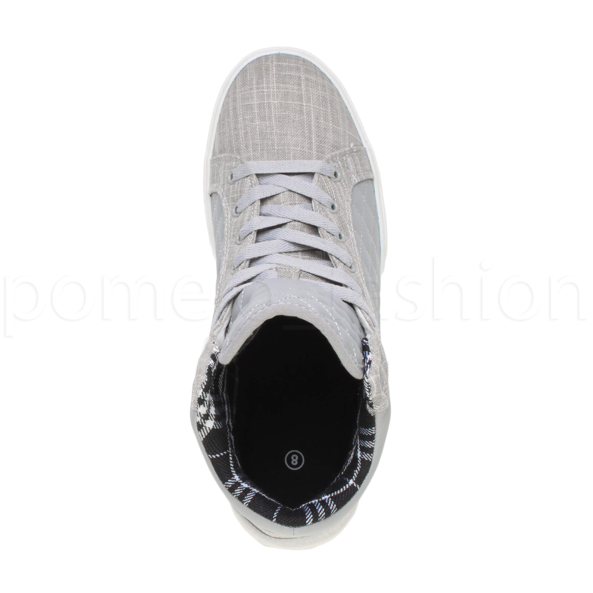 Homme Matelassé plates lacets hi high top bottes formateur Taille Cheville Baskets Taille formateur 02439b Homme Matelassé plates lacets hi high top bottes formateur Taille Cheville Baskets Taille formateur 02439b