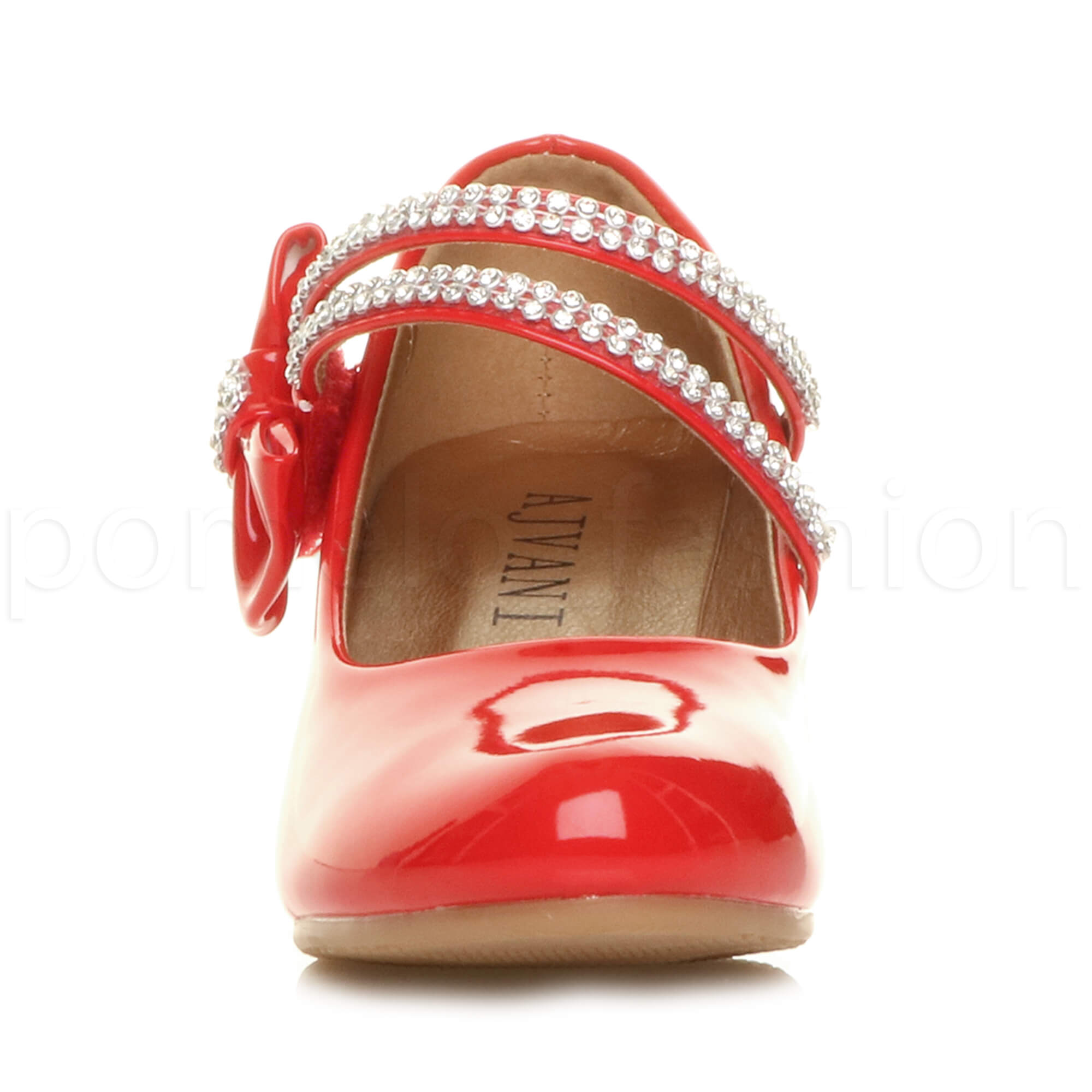 GIRLS CHILDRENS KIDS PARTY WEDDING BRIDESMAID MARY JANE STRAP SANDALS SHOES SIZE