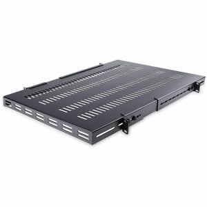 Startech 1U 4-Post 19.5 To 38In Adjustable Mounting Depth Vented Rack Mount Shel