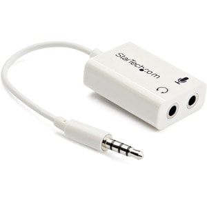 Startech 4 Position Microphone And Headphone Splitter 3.5 Mm 4 Pin / 4 Pole Mic