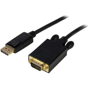 Startech 10 Ft Displayport To Vga Adapter Converter Cable Dp To Vga 1920X1200 Bl