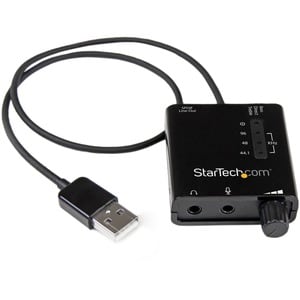 Startech Usb Sound Card W/ Spdif Digital Audio & Stereo Mic External Sound Card