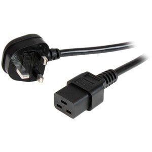 Startech 2M Computer Power Cord Bs-1363 To Iec 320 C19 6.5Ft 2M 16Awg 1.5Mm2 Fle
