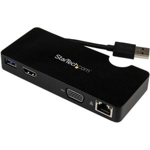 Startech Portable Laptop Docking Station Hdmi Or Vga And Gigabit Ethernet Usb 3.