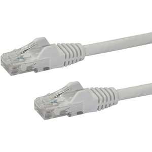 Startech 10M Cat6 Ethernet Cable White Snagless Gigabit 100W Poe Utp 650Mhz Cate