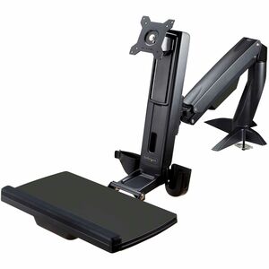 Startech Sit Stand Monitor Arm Desk Mount Sit-Stand Workstation Up To 27