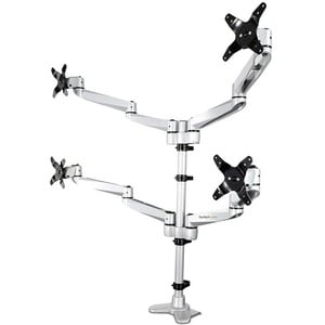 Startech Desk Mount Quad Monitor Arm 4 Vesa Displays Up To 30