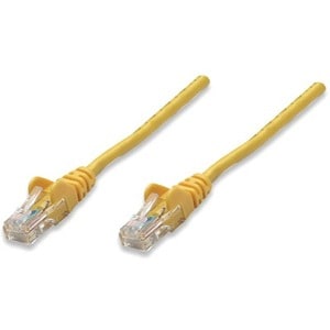Intellinet Network Patch Cable Cat5E 1M Yellow Cca U/Utp Pvc Rj45 Gold Plated Co