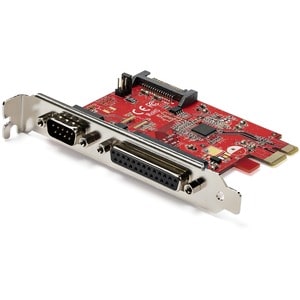Startech Pcie Card With Serial And Parallel Port Pci Express Combo Expansion Ada