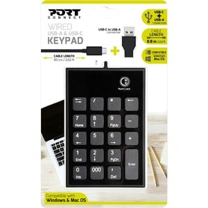 Port Designs 900801. Device Interface: Usb Keyboard Number Of Keys: 19 Purpose: