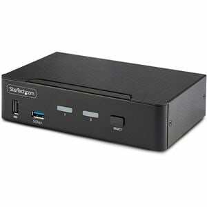 Startech 2-Port Displayport 1.4 Kvm Switch 8K 60Hz / 4K 144Hz 2X Usb 3.0 Ports 4
