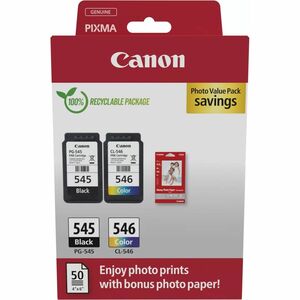 Canon 8287B008. Black Ink Volume: 8 Ml Supply Type: Photo Value Pack Colour Ink