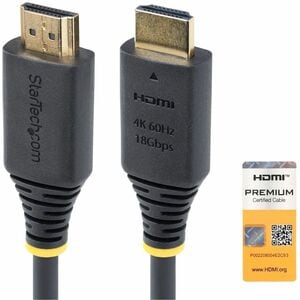 Startech 4M 13Ft Premium Certified High Speed Hdmi Cable 4K 60Hz/1440P 144Hz 18G