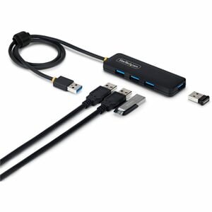 Startech 4-Port Usb-A Hub 5Gbps Bus Powered Usb-A To 4X Usb-A Mini Hub Extra Lon