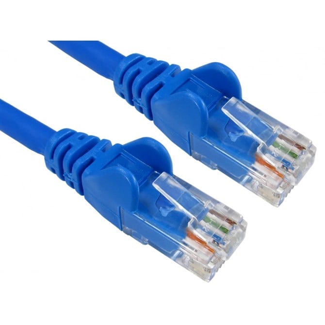 Cables Direct Cat6 2m LSOH networking cable U/UTP UTP Blue