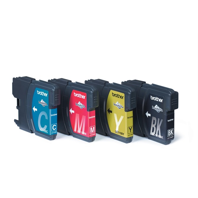Brother LC-1100VALBP ink cartridge 4 pcs Original Black Cyan Magenta Yellow