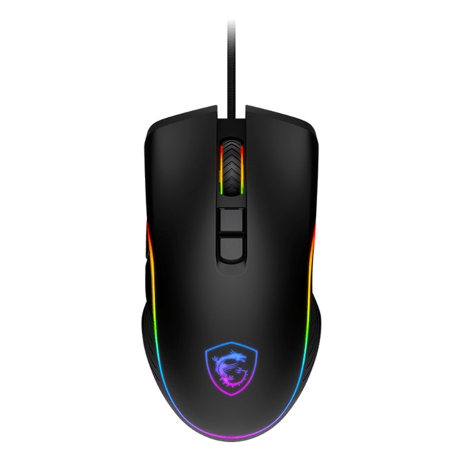 MSI FORGE GM300 Mouse Gaming Ambidextrous USB Type-A Optical 7200 DPI