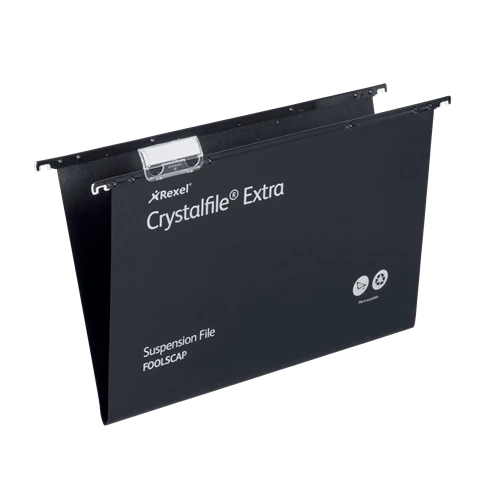 Rexel Crystalfile Extra Foolscap Suspension File 3000080