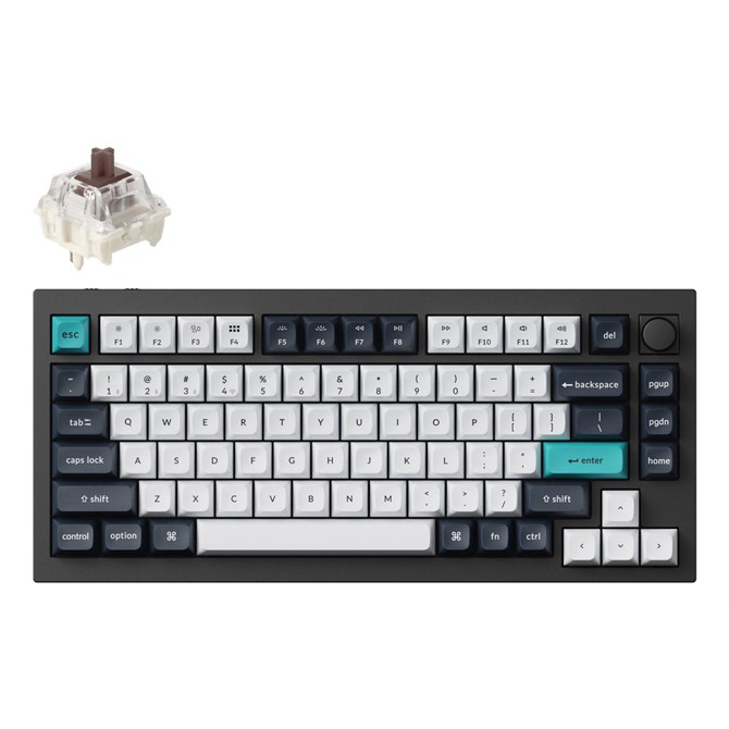 Keychron Q1 Max keyboard Universal USB + RF Wireless + Bluetooth QWERTY UK Engli