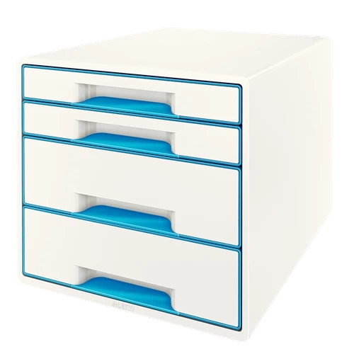 Leitz WOW CUBE Drawer Cabinet Blue 52132036