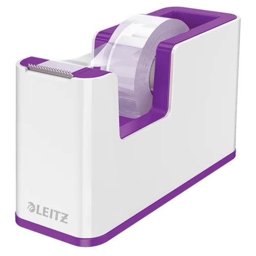 Leitz WOW Tape Dispenser White/Purple 53641062